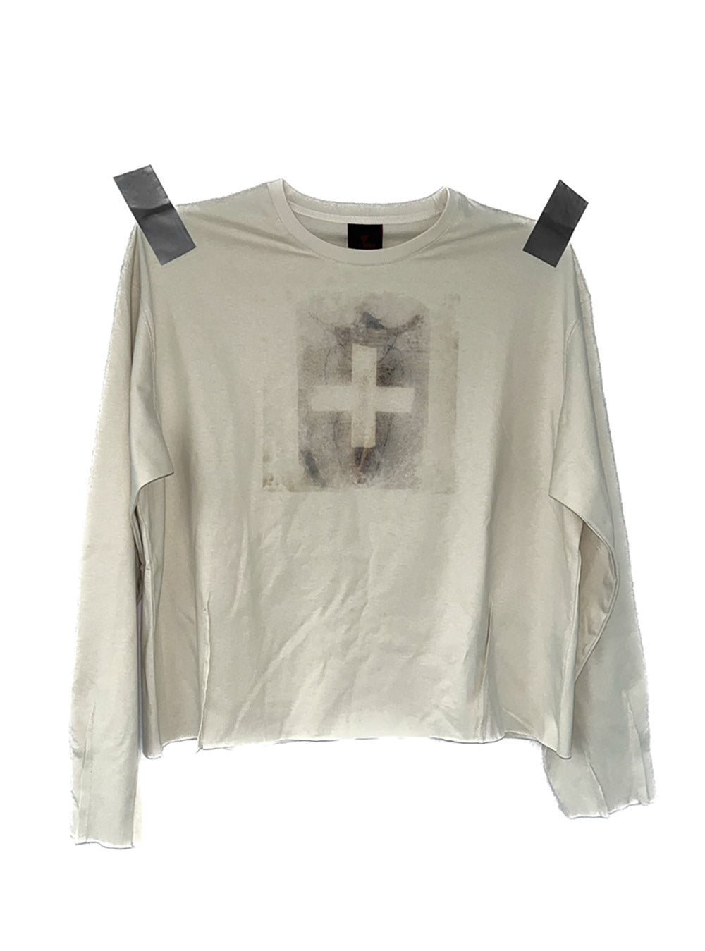 【mnem】Cross Printing Long Sleeve T-shirt Troy Lee Designs Enjoy Long Sleeve T-Shirt - Carbon