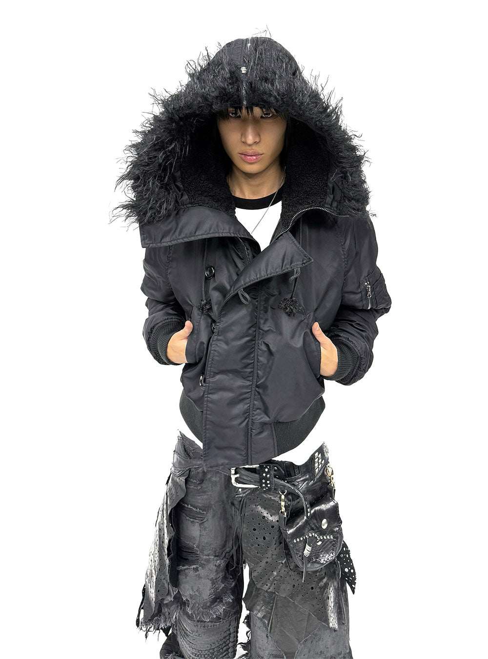 Faux Fur Collar N2B Bomber Jacket – 192Humanity