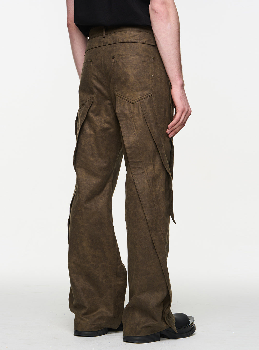 TWIST FLYING DEFORMED WORK CASUAL PANTS (2color)