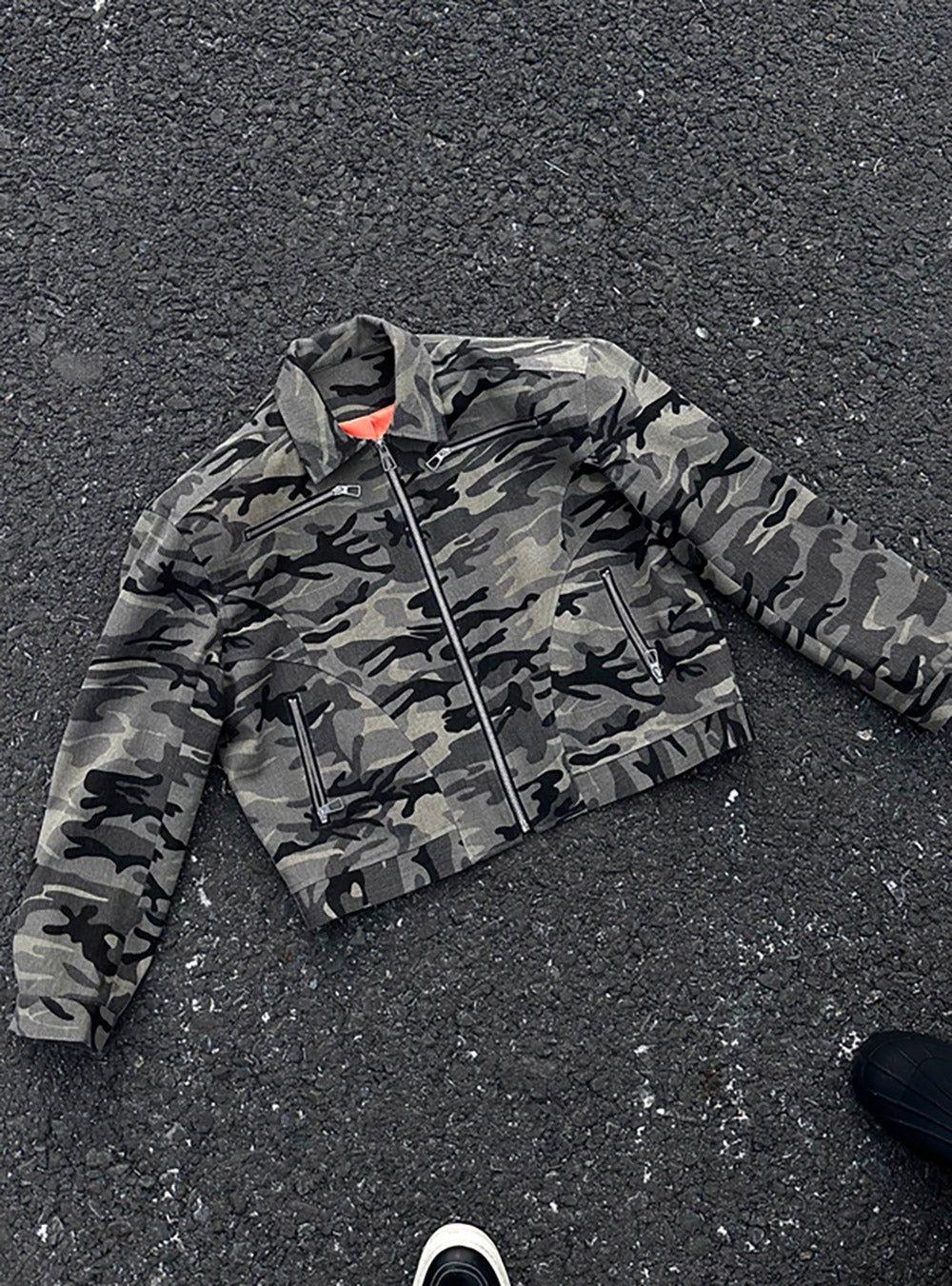 Cleanfit Camo Cropped Jacket