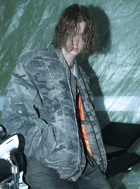 Camouflage Bomber Jacket