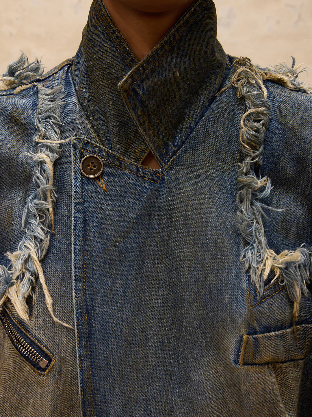 Dirty Denim Coat