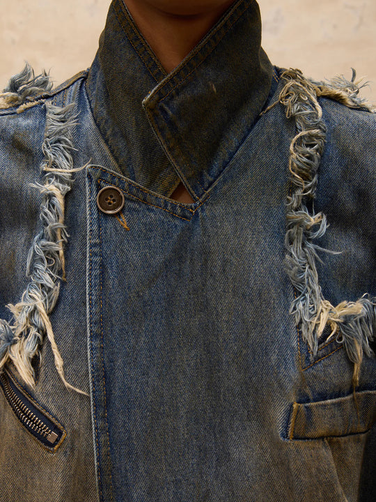 Dirty Denim Coat