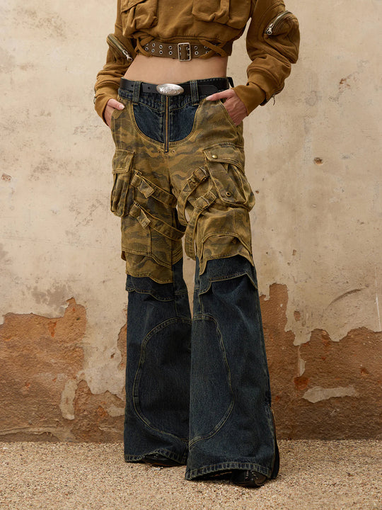 Soulful Camo Tactical Jeans