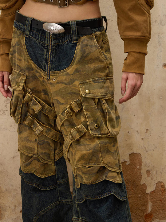 Soulful Camo Tactical Jeans