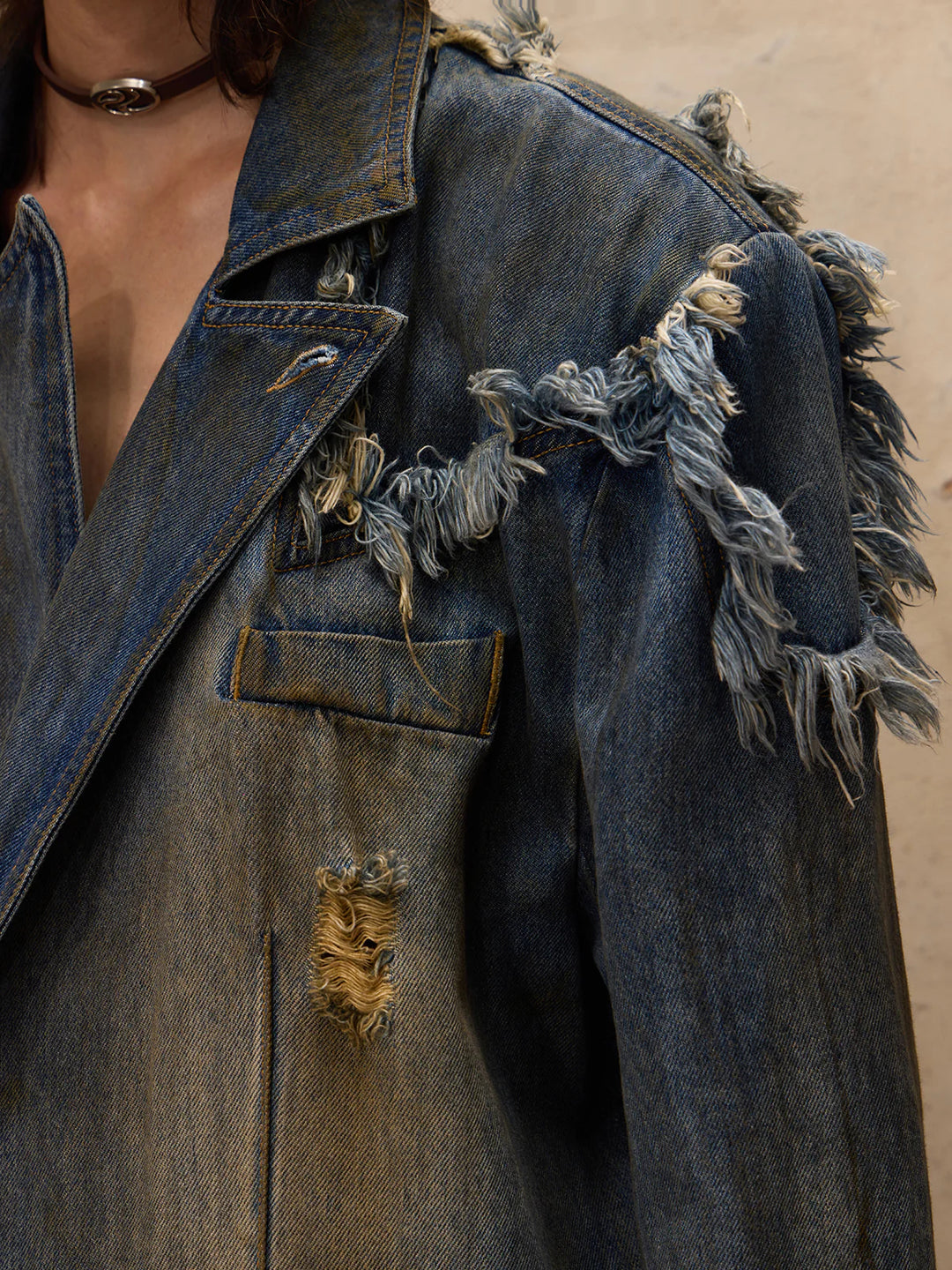 Dirty Denim Coat