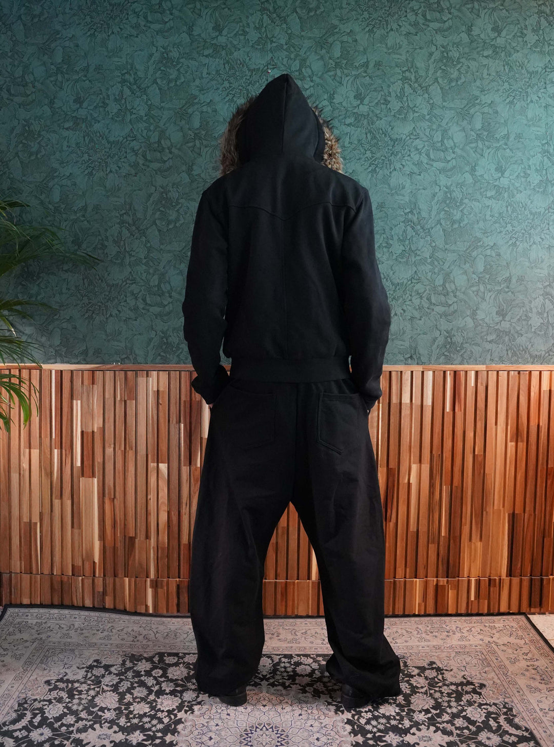 Distressed Flag Printed Jogger Pants (2color)