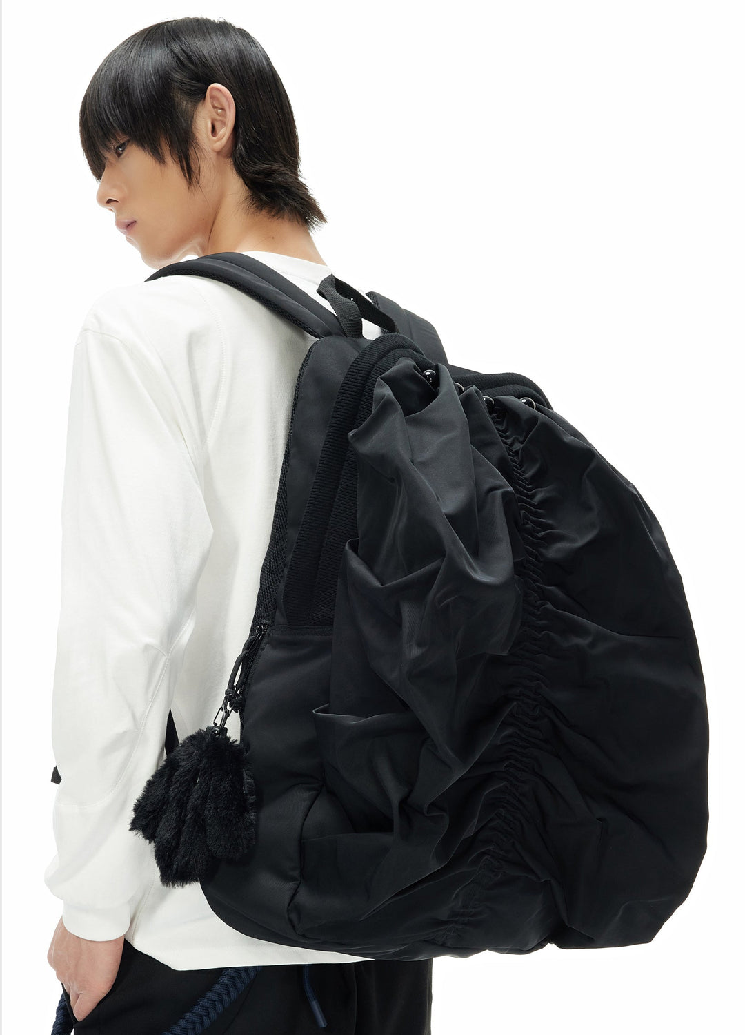 Pleated With Backpack