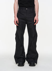 TWIST FLYING DEFORMED WORK CASUAL PANTS (2color)