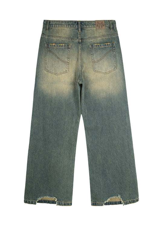 Washed Vintage Hues Denim