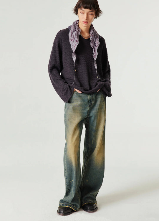 Washed Vintage Hues Denim
