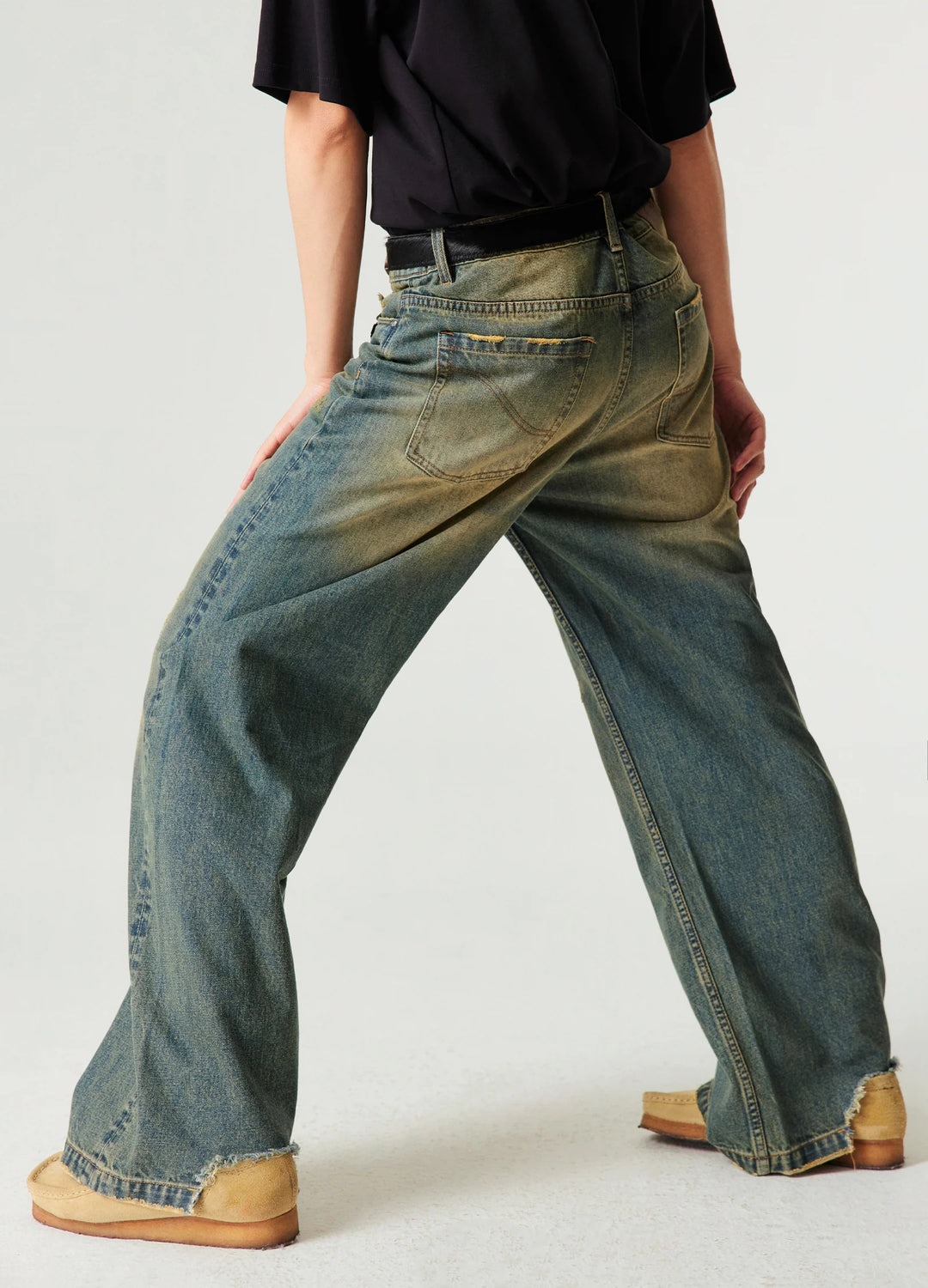 Washed Vintage Hues Denim