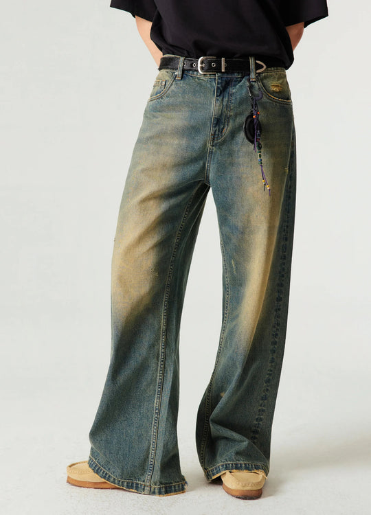 Washed Vintage Hues Denim