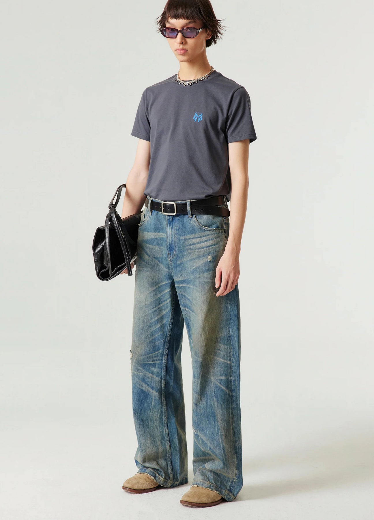 Nevada Denim Pants Stretch Cns Rib Whisker Washing
